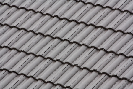 repeat pattern of building roof tilesの写真素材