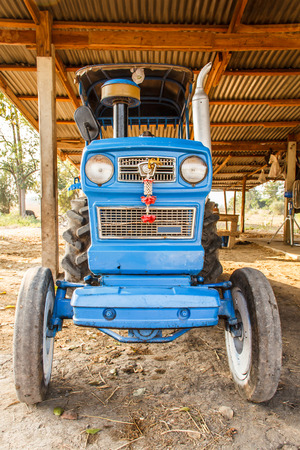 Old tractorの写真素材