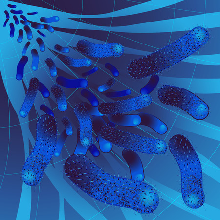 illustration of   Bacteria Bacterium のイラスト素材