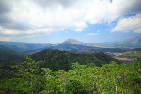 Kintamani volcano Bali Island  Indonesiaの写真素材