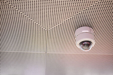 CCTV Security camera wall ceiling.