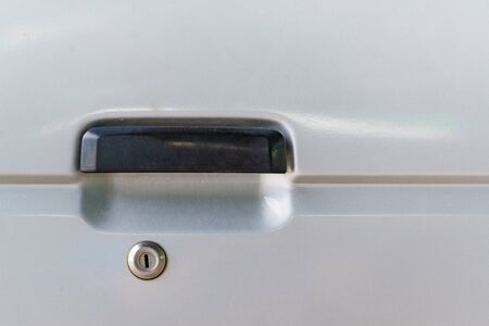 Car door handle for opening car doors equipment of vehicles.の写真素材