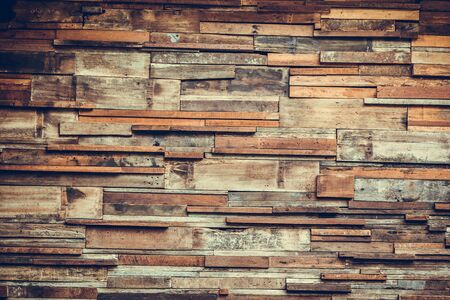 Timber wood wall texture background, dark wooden wall surface for decoration.