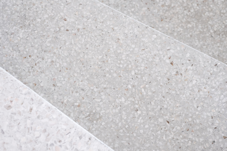 Stairs Terrazzo polished stone walkway and floor, pattern and color surface marble and granite stone, material for decoration background texture, interior design. selective focus shallow DOF.の写真素材