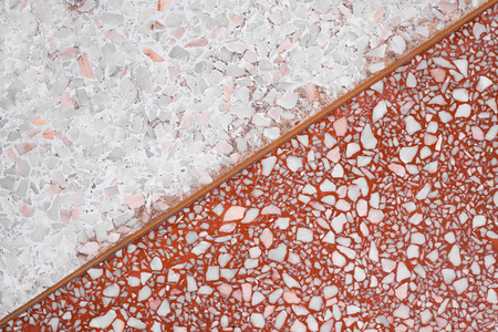 Terrazzo polished stone floor and wall pattern and color surface marble and granite stone, material for decoration background texture, interior design.の写真素材
