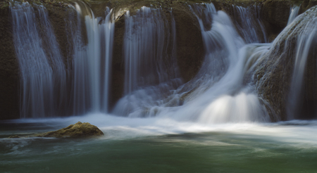 Waterfall, Thailandの写真素材