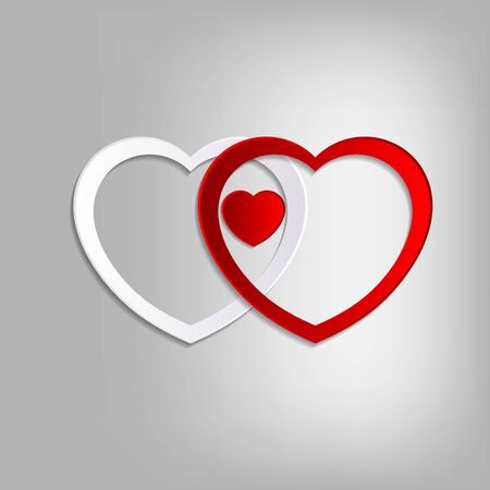 Lovely heart Backgroundのイラスト素材