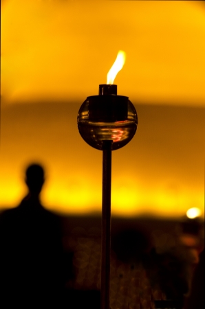 Candlestick Holderin the templeの写真素材