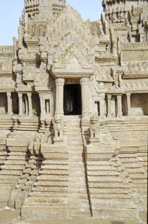 Model of Angkor Wat in Temple of The Emerald Buddhaの写真素材
