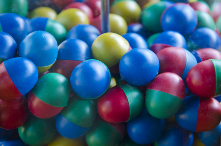 plastic eggsの写真素材