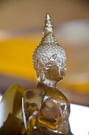 transparent buddha statue in wat Saket, Bangkok, Thailandのeditorial素材