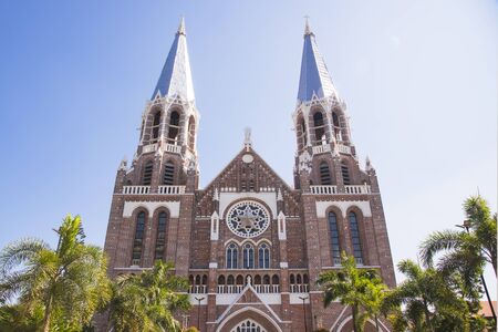 Saint Mary's church, Yangon Myanmarの写真素材