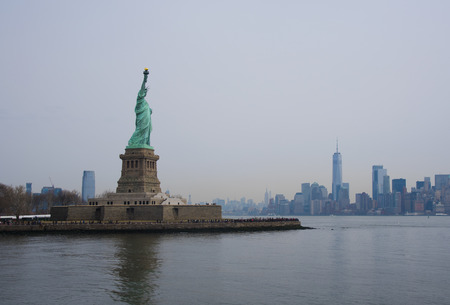 Statue of liberty, New York City, USAの写真素材