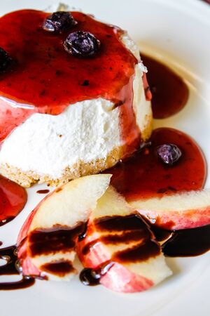 Cheesecake with a taste for everyone の写真素材