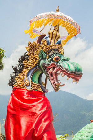 Dragon sculpture on Bali There are many different models の写真素材