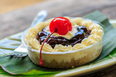 cake dessert that is compatible with your morning coffee or juice in the afternoon の写真素材