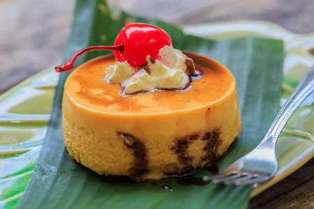 cake dessert that is compatible with your morning coffee as well の写真素材