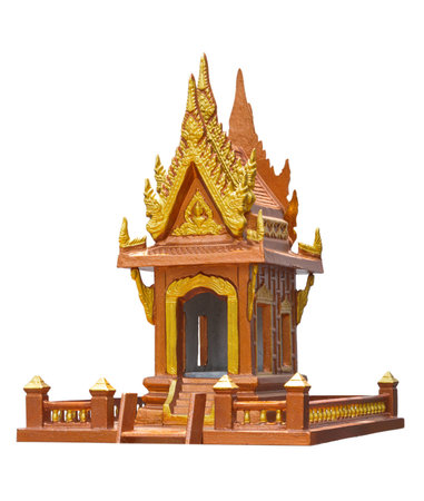 shrine of the household god isolateの写真素材