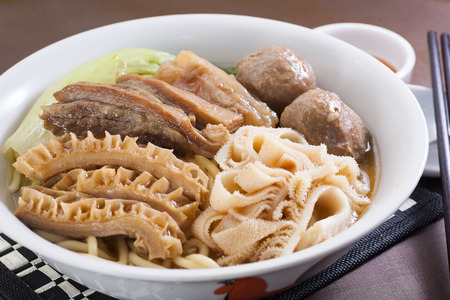 Hong Kong traditional snacks noodleの写真素材