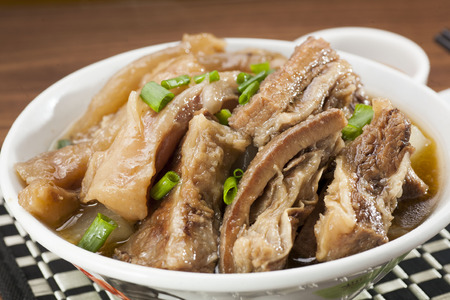 Hong Kong traditional snacks beefの写真素材