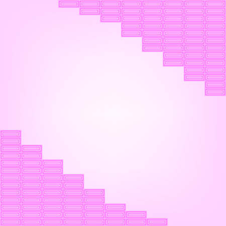 Pink brick perspective background.のイラスト素材