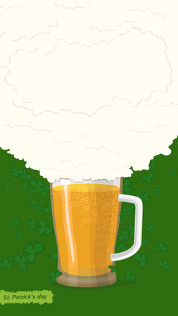 St. Patrick day posterのイラスト素材