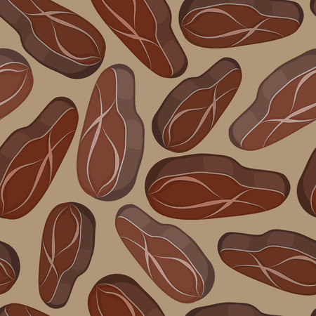 Piece of meat pattern. Steaks seamless background. のイラスト素材