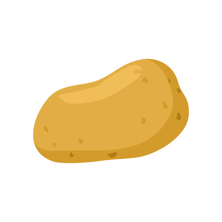 Potatoes isolated. Vegetables on white background. Eating vegetarianのイラスト素材