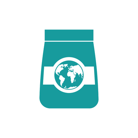 Export goods icon. Packing and Earth. Business finance icon
のイラスト素材