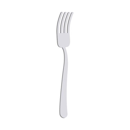 fork isolated. Cutlery to eat on white backgroundのイラスト素材