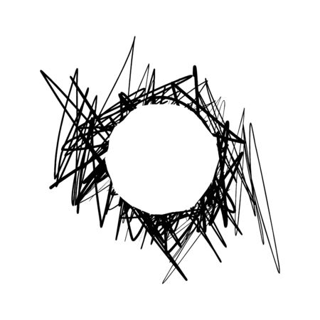 Bubble grunge style. Spray and scratches. place for textのイラスト素材