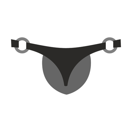 BDSM underpants. latex shorts. Sex toy for adultsのイラスト素材
