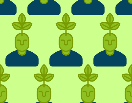 Young Department at office, green business manager.のイラスト素材