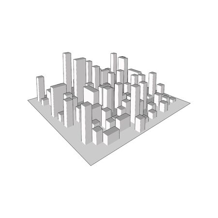Skyline Cityのイラスト素材