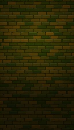 February 23 Background. Defenders of Fatherland Day. Green brick wall. Military texture ornament.のイラスト素材