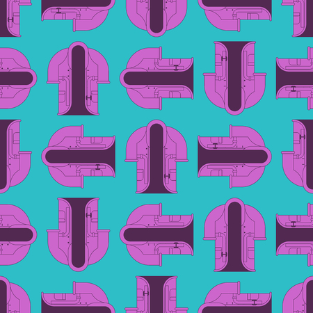 Cloak pattern seamless. Coat background. Vector ornamentのイラスト素材