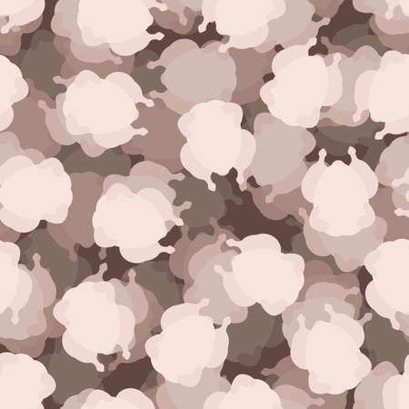 Raw chicken carcass patternのイラスト素材