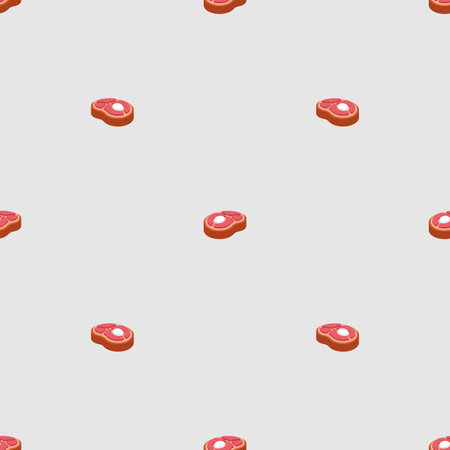 Steak patternのイラスト素材