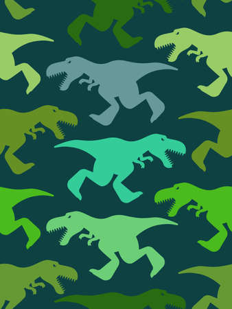 Dinosaur Tyrannosaur pattern seamless. T-rex background. Dino Baby fabric textureのイラスト素材
