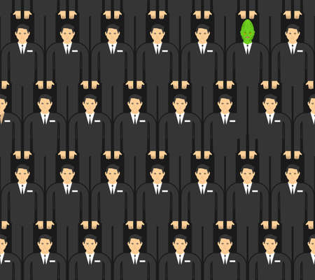 Reptilian pattern seamless. Reptilians among humans background. Alien