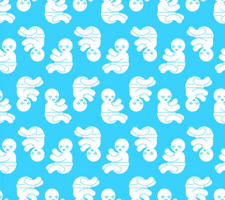 Little baby pattern seamless. little kid background. small children texture