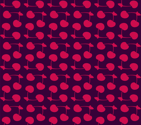 Cherry pattern seamless. cherry background. Ornament of kids fabricのイラスト素材