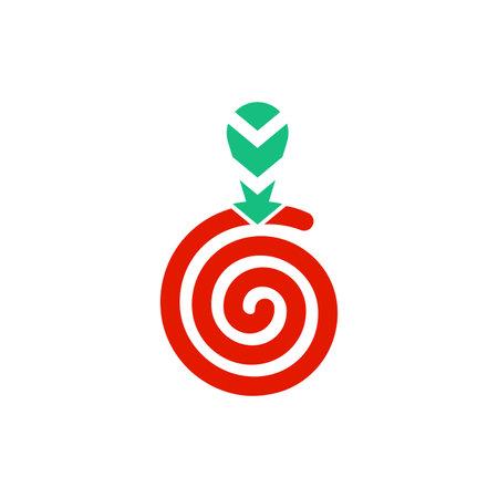 Tomato geometric symbol. vegetable sign. vector illustrationのイラスト素材