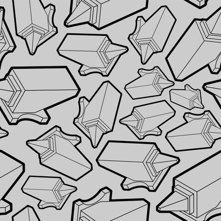 Anvil pattern seamless. Blacksmith tool background. Vector textureのイラスト素材
