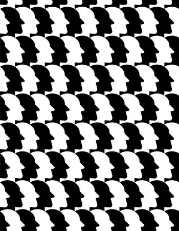 face Pattern seamless. face Background. faces ornament