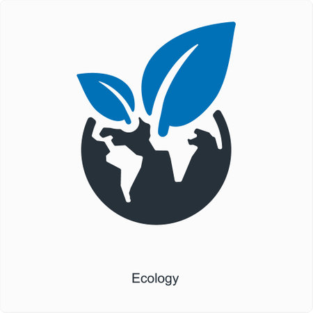 These are Black and Blue Mix Iconsのイラスト素材