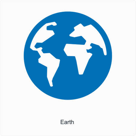 These are Black and Blue Mix Iconsのイラスト素材