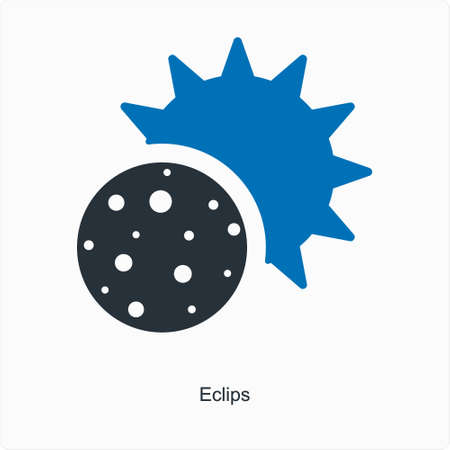 These are Black and Blue Mix Iconsのイラスト素材