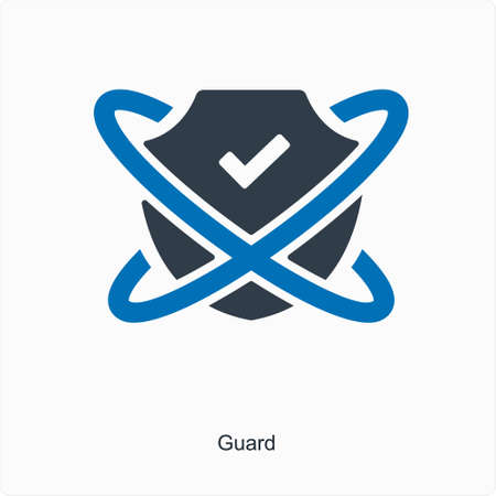 These are Black and Blue Mix Iconsのイラスト素材