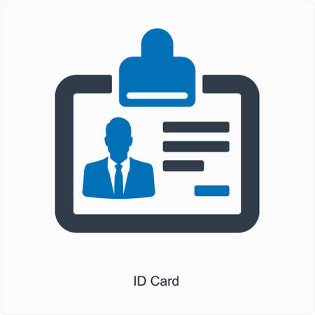 These are Black and Blue Mix Iconsのイラスト素材